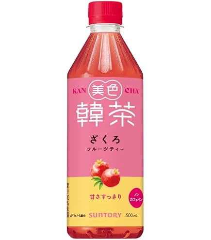 Amazon | 【まとめ買い】 美色韓茶 あずきブレンド 500ml / ざくろ