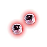 My Vision 高級 サークル LED ライト ２個セット スタンド式 ソーラー 太陽光パネル 自動点灯 照明 ガーデニング 用品 防犯 (レッド２個セット) MV-MD302-RD