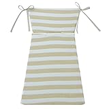 サンデシカ 空気が通る新素材 ベビーカーシート パイルボーダーベージュ 5144-8888-08