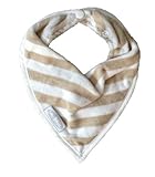 Silly Billyz Organic Cotton Bandana Bib, Snow Striped 0-2 Yrs by Silly Billyz