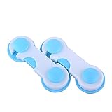 8pcs赤ちゃんの安全青い接着剤の引き出しロックラッチ戸棚