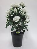 ”超質感”光触媒アートフラワー（造花）　ばら（バラ・薔薇）２本立ち（ホワイト）生花と間違えるほどのリアルな質感をぜひ体験してください。贈り物・母の日・新築祝・開店祝・誕生日・記念日・卒業式・入学式・ギ