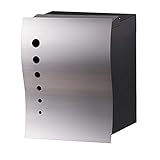 ポスト 郵便受け 埋め込み 郵便ポスト 大型配達物対応 ナミプラス アール 埋め込み ドット ヘアライン (T型カムロック付)