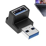 右角USBアダプター-90度アダプター、USB 3.0 USBソケットアダプターのプラグ| USB-90度アダプター、ラップトップ、電話、PC、USB-90度接続アダプター用のUSBエクステルダー接続
