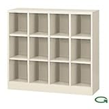 収納家具 4列3段12人用（中棚なし）　シューズボックス（D350・オープンタイプ）　H910　SBN-12N