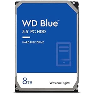 Western Digital ウエスタンデジタル WD Blue 内蔵 HDD ハードディスク 8TB CMR 3.5インチ SATA 5640rpm キャッシュ128MB PC メーカー保証2年 WD80EAZZ-EC 【国内正規取扱代理店】