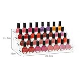 XL® ネイルポリッシュディスプレイラック収納ボックスマニキュアショップではアクリルラックラックが表示XFL335釘をマウント表示します (3)