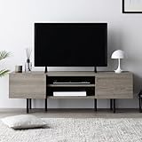 RASIK テレビ台 50型 対応 120cm幅 グレージュ ローボード ワイド 脚付き 収納 リビング TV台 木製 Stova ストーヴァ