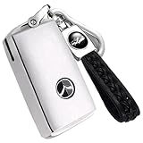 （yoshinari） マツダ2 マツダ 3 用CX-30 CX-60 CX-3 CX-5 CX-8 ロードスター MX-30 マツダ6 スマート キーケース キーカバー 本革 キーホルダー (シルバー)