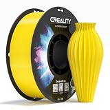 Creality CR-PETG フィラメント 1.75mm径 正味量1KG 3Dプリンター用フィラメント 3Dプリンタ造形材料 高い耐衝撃性 耐熱性 光沢感あり ほとんどの3Dプリンターに対応 (イエロー)