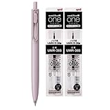 三菱鉛筆 ユニボール ワン 【 花霞（Fピンク） 】【 0.38mm 】【 黒インク 】【 替え芯2本セット 】 UMNSF38F.13/UMR38S.24