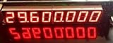 8 桁 LED 周波数 カウンタ ー モジュール 0.1 - 60 MHz 20 MHz - 2.4 GHz デジタル 測定器 (赤　)