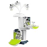 SURD 宇宙ロケット 帰還カプセル 月面探査車 スペースシャトル 宇宙ステーション スペース ロケット セット おもちゃ 月面着陸 火星探検 星間冒険 宇宙飛行士 音と光付き 両開きドア ハンドル付き 持ち簡単 ロータリーリフト 宇宙飛行士搭載可能 トラクションアーム付き 男の子 女の子 6歳以上 おもちゃ プレゼント 宇宙ファン大好き