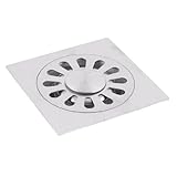 バスルーム10×10センチメートルドレン3.1グレーティング正方形フロアトラップ」