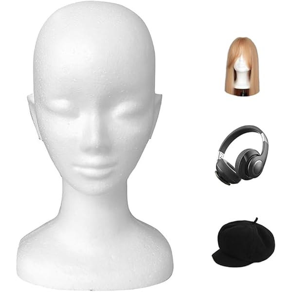 Amazon.co.jp: マネキンヘッド 男性 ヘッドモデル トルソー