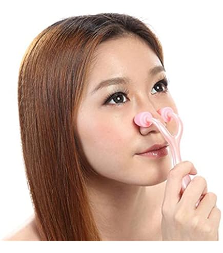 Amazon | 顔マッサージローラー押しポイント顔鼻Y字型マッサージ器鼻の