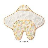 【Disney】ディズニー　ガーゼ＆パイル素材のおくるみ　ミッキー＆ミニー　イエロー系