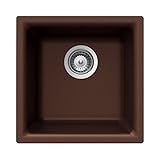Houzer EURO N-100 COPPER Euro Series Undermount Granite Single Bowl Bar/Prep Sink, Copper [並行輸入品]