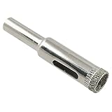 uxcell ホールソー　穴ソー　10mm ガラスダイヤモンドチップ6mm x 20mm シャンク