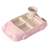 ベビー食器セット環境保護の子供の食器と自動車 飛行機 の造形 (自動車 粉)