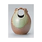 美濃焼花瓶 備前手桶花瓶 [13.5 x 17.5cm] インテリア 縁起物 ギフト プレゼント