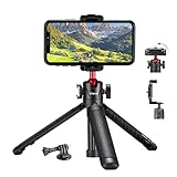 Ulanzi MT-41 ミニ三脚 スマホ三脚 カメラ三脚 360度調整可 Gopro用マウント付属 軽量 持ち運びに便利 4段伸縮 ボール