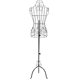 Amazon クーアイ Kuai アイアン マネキン トルソー ワイヤー レディース ブラック Kuai 置物 オブジェ