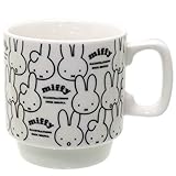 ミッフィー[マグカップ]磁器製 スタックマグ/miffyいっぱい ディックブルーナ【ホワイト 】
