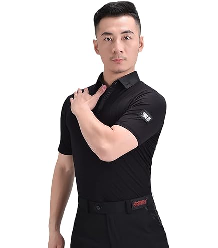 Amazon.co.jp: Ywnz-eight サイズ指定 社交ダンス トップス 男性社交