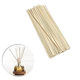 LIANHATA リードディフューザー用 ラタンスティック 3mm*23cm ルームフレグランス アロマリード 詰め替え用 リフィル リードスティック 芳香ディフューザバー リビング 洗面所 寝室 オフィス用 (ナチュラル30本)