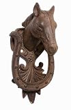IwgacホームデコレーションホリデーシーズンクリスマスCollectible馬鋳鉄ドアノッカー