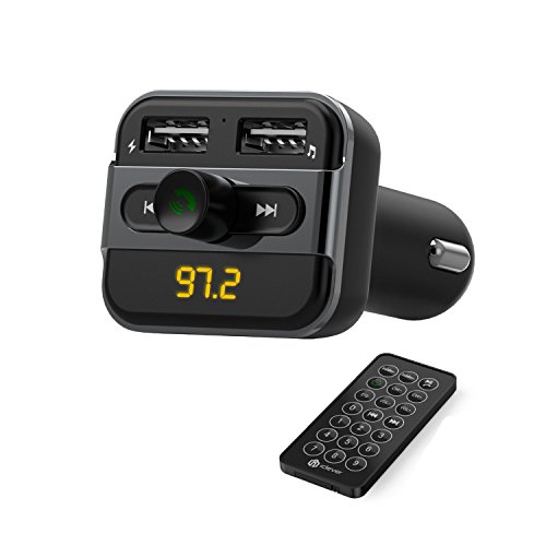 Fmトランスミッター Bluetooth ハンズフリー スピーカー リモコン 車載 Usb 充電 2ポート 通話 音楽再生 車用 ブラック Iclever Ic F55 の最安値と通販店 取扱店なし サープラ