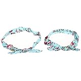 Domybest　親子　ヘアバンド ベビー　ママ　2点セット　カチューシャ 髪飾り ヘアアクセサリー　リボン ウサギ　花柄　和風　女の子 新生児 赤ちゃん 出産祝い 内祝い お宮参り 誕生日 100日