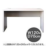 JVCケンウッド・インテリア ニューワークスタジオ ネットワークデスク（配線対応） DD-123 幅120cm 奥行70cm　ホワイトナチュラル：WN