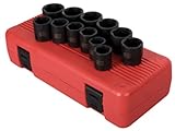 Sunex 2692 1/2-Inch Drive Metric Impact Socket Set, 12 Piece by Sunex