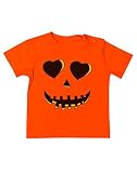Tstars - 可愛いパンプキンハロウィンシャツ　可笑しなパンプキンハロウィンシャツ　愉快なパンプキンハロウィンシャツ 幼児キッズT‐シャツ 65 オレンジ