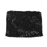 Prettyia 可愛い　女の子　 チュチュスカート用　ベビー 　子供　 かぎ針編み 　チューブトップ 　ウエストバンド　ヘッドバンド　　全７色 - ブラック