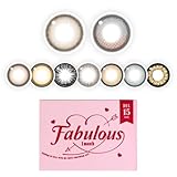 【公式ストア限定】カラコン Fabulous 1month ファビュラス ワンマンス【2枚】シアーセーブル PWR:-4.50 DIA:15.0mm 【度あり/度なし】