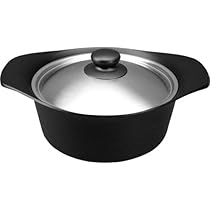 Amazon | 日本製 柳 宗理 鉄鍋深型 22cm （南部鉄器・ステンレス