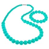 Ibepro Teething Necklace, Turquoise, 2 Pieces by MyFriday