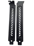 Maximum Steel Profile Expansion Vented PCI Slot Cover plate - 10 Packs - Black [並行輸入品]