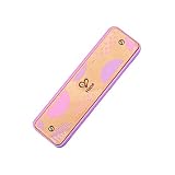 Hape(ハペ) ハーモニカ ピンク 4.4×14.5×2.6cm 3才以上 木製 楽器 おもちゃ E8918