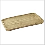 お盆　トレイ 木製 トレー CARVING RECT TRAY
