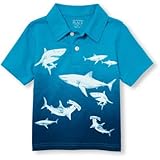 ザ・チルドレンズプレイス THE CHILDREN'S PLACE/ ショートスリーブサマーグラフィックジャージポロ トップス半袖シャツ 12～18ヶ月【並行輸入】