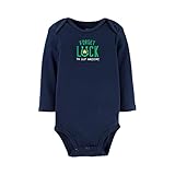 Just One Youカーターの赤ちゃんの男の子または女の子によって聖パトリックの日長袖ボディスーツ
