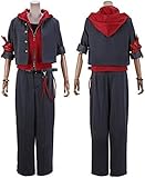 Lexx_cosヒプノシスマイク Division Rap Battle DRB ヒプマイ ヨコハマ・ディビジョン The Dirty Dawg 山田一郎 風 コスプレ衣装 cosplay衣装 アニメ ハロウィン イベント パーティー メイド服 仮装 コスチューム (男, XL)