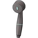 SANEI シャワーヘッド ミガミ ストロング ヘアクレンジング 浄水 脱塩素 節水30% PS7061-80XA-HA20 ダークグレー