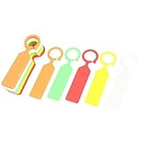 プラスチックフック植物種子ハンギングタグラベルマーカー25Pcs盛り合わせ色