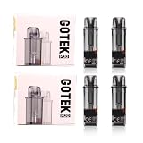 アスパイア Gotek X Pod 交換用 podカートリッジ4.5ml For Gotek S/Gotek Pro vape pod 0.8ohm アトマイザーヘッド リキッドなし ニコチンフリー (4個入りpod)