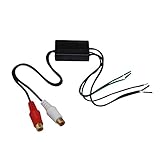 車 スピーカー メス RCA線 ライン 出力 コンバータ Ad-108 FM オーディオ コンバータ ワイヤ Rca出力変換線